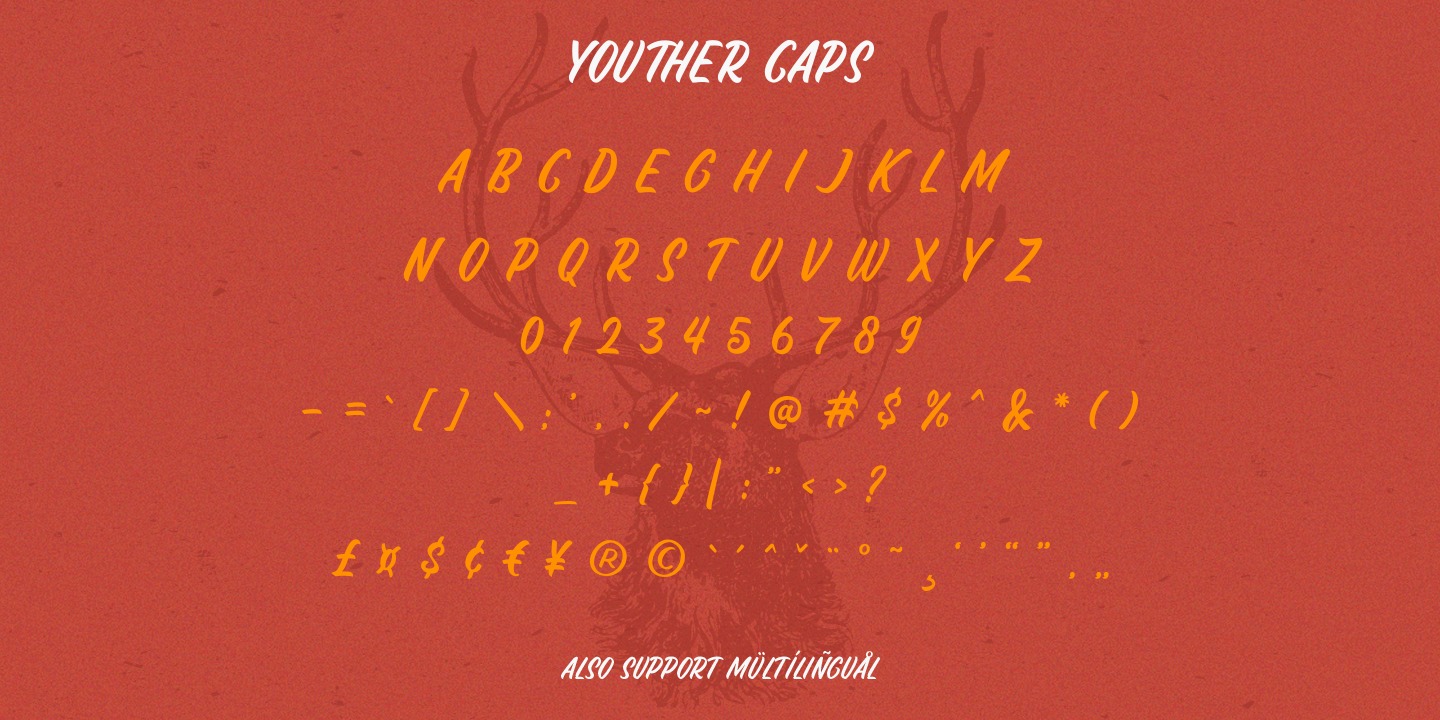 Example font Youther #3